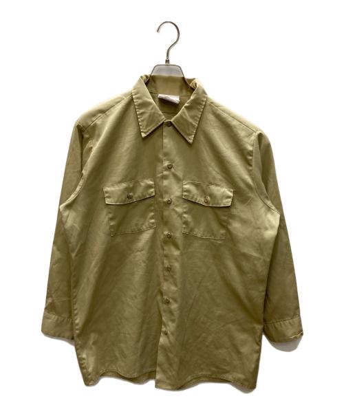 Dickies（ディッキーズ）Dickies (ディッキーズ) ワークシャツ ベージュ サイズ:表記無しの古着・服飾アイテム