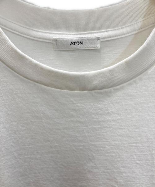 ATON（エイトン）ATON (エイトン) ルーズフィットＴシャツ ホワイト サイズ:04の古着・服飾アイテム