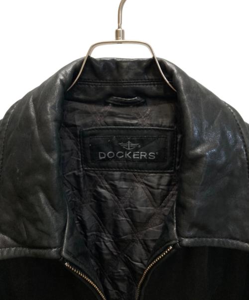 DOCKERS（ドッカーズ）DOCKERS (ドッカーズ) レザージャケット ブラック サイズ:SIZE Lの古着・服飾アイテム