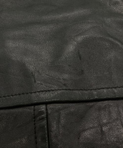 DOCKERS（ドッカーズ）DOCKERS (ドッカーズ) レザージャケット ブラック サイズ:SIZE Lの古着・服飾アイテム