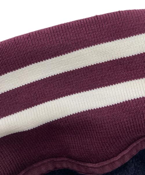 POLO RALPH LAUREN（ポロ・ラルフローレン）POLO RALPH LAUREN (ポロ・ラルフローレン) ハーフジップスウェット ネイビー×ボルドー サイズ:SIZE XLの古着・服飾アイテム