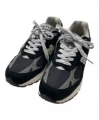 NEW BALANCEニューバランス）の古着「993 ローカットスニーカー」｜ブラック