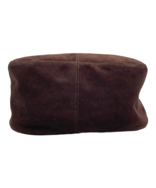 FENDI（フェンディ）FENDI (フェンディ) ズッカロゴ スエード マンマバケット バッグ ブラウン サイズ:下記参照の古着・服飾アイテム