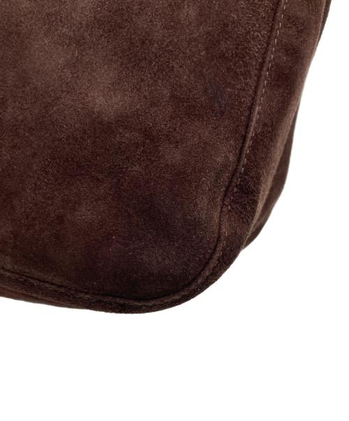 FENDI（フェンディ）FENDI (フェンディ) ズッカロゴ スエード マンマバケット バッグ ブラウン サイズ:下記参照の古着・服飾アイテム