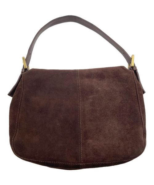 FENDI（フェンディ）FENDI (フェンディ) ズッカロゴ スエード マンマバケット バッグ ブラウン サイズ:下記参照の古着・服飾アイテム