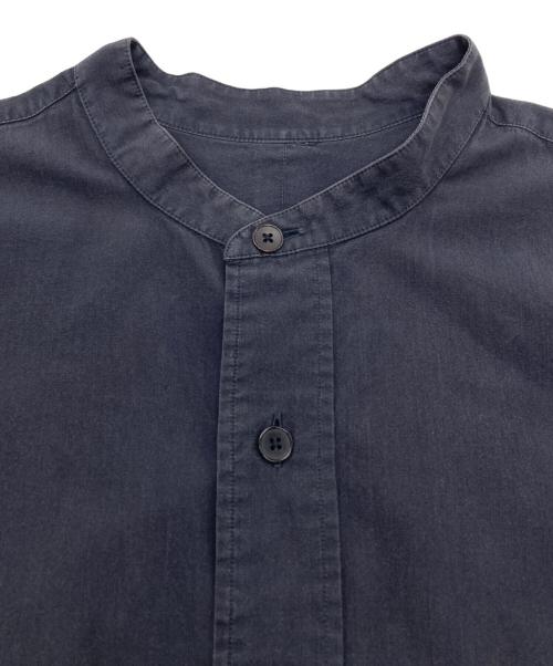COMOLI（コモリ）COMOLI (コモリ) バンドカラーシャツ ブラック サイズ:SIZE 1の古着・服飾アイテム