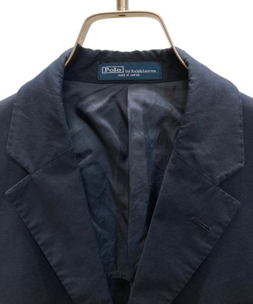 POLO RALPH LAUREN（ポロ・ラルフローレン）POLO RALPH LAUREN (ポロ・ラルフローレン) 2Bコットンジャケット ネイビー サイズ:SIZE 36の古着・服飾アイテム