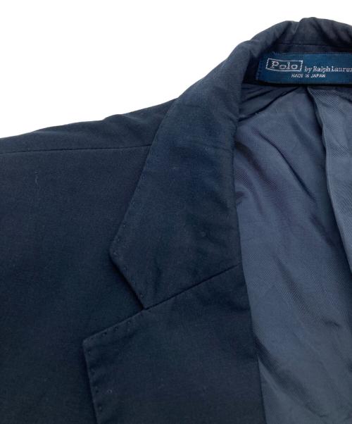 POLO RALPH LAUREN（ポロ・ラルフローレン）POLO RALPH LAUREN (ポロ・ラルフローレン) 2Bコットンジャケット ネイビー サイズ:SIZE 36の古着・服飾アイテム