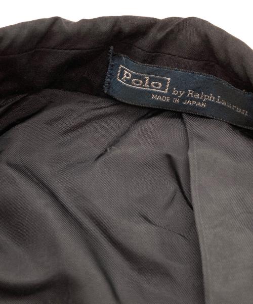POLO RALPH LAUREN（ポロ・ラルフローレン）POLO RALPH LAUREN (ポロ・ラルフローレン) 2Bコットンジャケット ネイビー サイズ:SIZE 36の古着・服飾アイテム