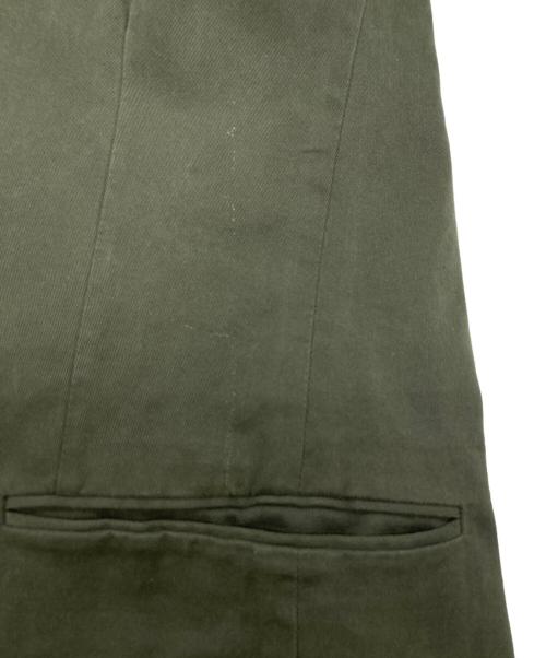 POLO RALPH LAUREN（ポロ・ラルフローレン）POLO RALPH LAUREN (ポロ・ラルフローレン) コットン2Bジャケット オリーブ サイズ:SIZE 36Sの古着・服飾アイテム