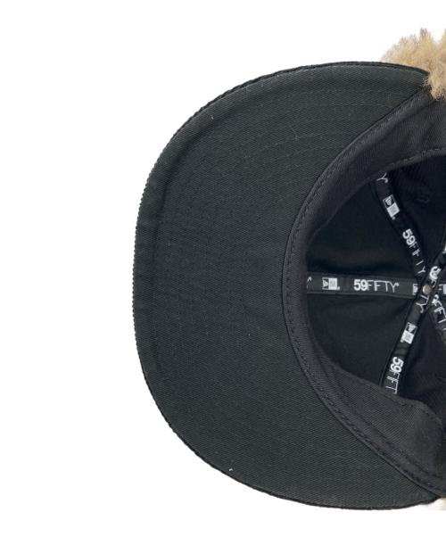 New Era（ニューエラ）New Era (ニューエラ) TWOJEYS 59FIFTY ダウンフラップキャップ ブラック サイズ:56.8cmの古着・服飾アイテム