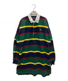 POLO RALPH LAUREN（ポロ・ラルフローレン）の古着「ストライプドコットンジャージーラグビードレス」｜マルチカラー