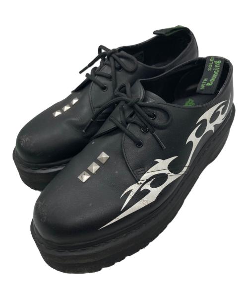 Dr.Martens（ドクターマーチン）Dr.Martens (ドクターマーチン) PLEASURES (プレジャーズ) 1461 TRIBAL 3ホールシューズ ブラック サイズ:SIZE 28cmの古着・服飾アイテム