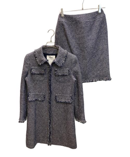 Rene（ルネ）Rene (ルネ) セットアップツイードコート ネイビー サイズ:36の古着・服飾アイテム