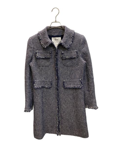 Rene（ルネ）Rene (ルネ) セットアップツイードコート ネイビー サイズ:36の古着・服飾アイテム