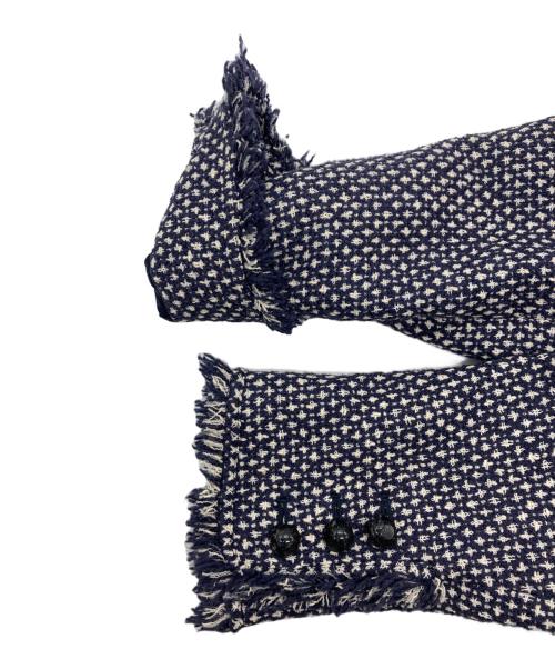 Rene（ルネ）Rene (ルネ) セットアップツイードコート ネイビー サイズ:36の古着・服飾アイテム