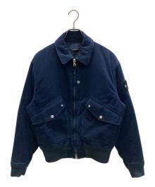 STONE ISLAND（ストーンアイランド）の古着「Indigo Micro Corduroy Work Jacket」｜ネイビー
