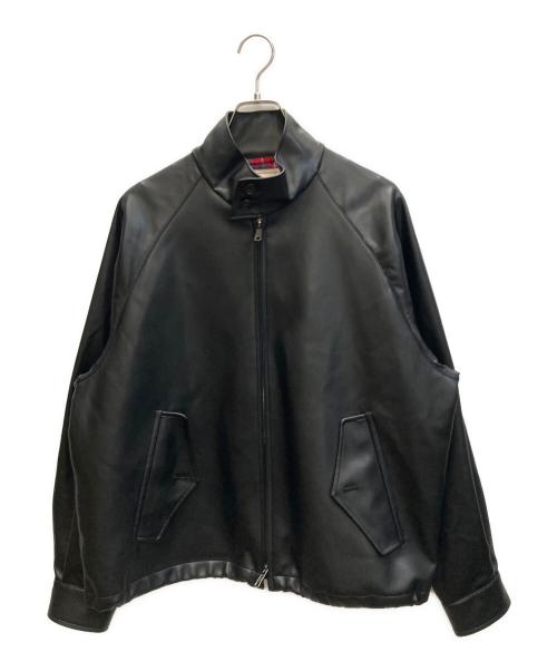 BARACUTA（バラクータ）BARACUTA (バラクータ) FAKE LEATHER G4 BOX JACKET ブラック サイズ:SIZE 42の古着・服飾アイテム