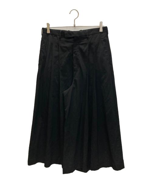 LAD MUSICIAN（ラッドミュージシャン）LAD MUSICIAN (ラッドミュージシャン) 2TUCK CROPPED WIDE SLACKS ブラック サイズ:SIZE 44の古着・服飾アイテム