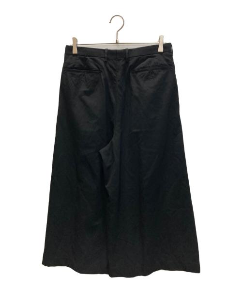 LAD MUSICIAN（ラッドミュージシャン）LAD MUSICIAN (ラッドミュージシャン) 2TUCK CROPPED WIDE SLACKS ブラック サイズ:SIZE 44の古着・服飾アイテム