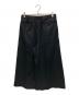 LAD MUSICIAN (ラッドミュージシャン) 2TUCK CROPPED WIDE SLACKS ブラック サイズ:SIZE 44：8000円
