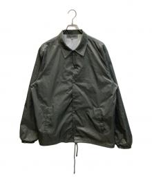 GOOD DESIGN SHOP COMME des GARCONS（グッドデザインショップ コムデギャルソン）の古着「バックプリントコーチジャケット」｜グレー