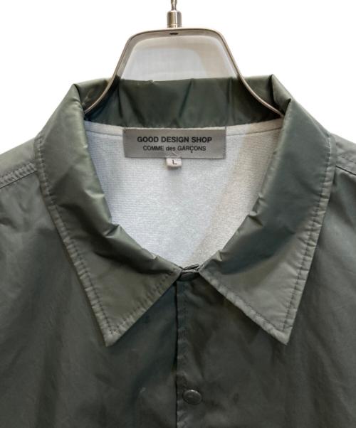 GOOD DESIGN SHOP COMME des GARCONS（グッドデザインショップ コムデギャルソン）GOOD DESIGN SHOP COMME des GARCONS (グッドデザインショップ コムデギャルソン) バックプリントコーチジャケット グレー サイズ:SIZE Lの古着・服飾アイテム