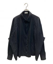 THE RERACS（ザ リラクス）の古着「TROPICAL WOOL BALLOON SHIRT」｜ブラック