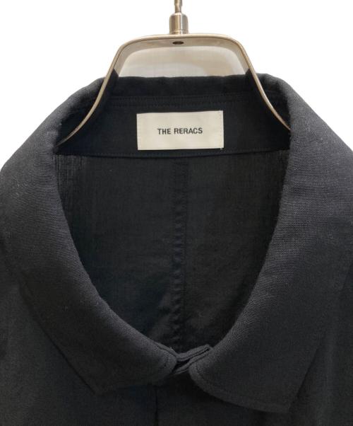 THE RERACS（ザ リラクス）THE RERACS (ザ リラクス) TROPICAL WOOL BALLOON SHIRT ブラック サイズ:48の古着・服飾アイテム