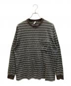 DEVELOPMENT by NOROLLデベロップメントバイノーロール）の古着「UNEVENNESS L/S TEE」｜グレー