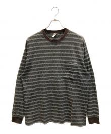 DEVELOPMENT by NOROLL（デベロップメントバイノーロール）の古着「UNEVENNESS L/S TEE」｜グレー