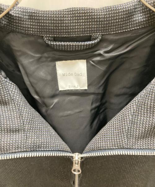 Wid Dad（ワイドダッド）Wid Dad (ワイドダッド) Dad TWEED BLOUSON グレー サイズ:SIZE 1の古着・服飾アイテム