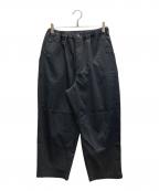 WIDE DADワイド ダット）の古着「Dad EASY WIDE PANTS」｜ブラック