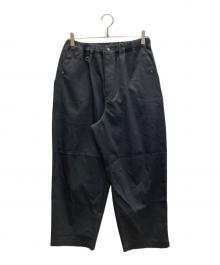 WIDE DAD（ワイド ダット）の古着「Dad EASY WIDE PANTS」｜ブラック
