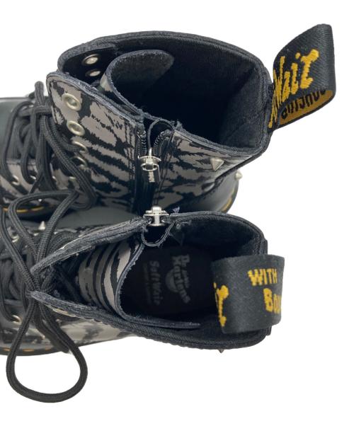 Dr.Martens（ドクターマーチン）Dr.Martens (ドクターマーチン) JADON 8ホールスタッズブーツ ブラック サイズ:SIZE 25cmの古着・服飾アイテム