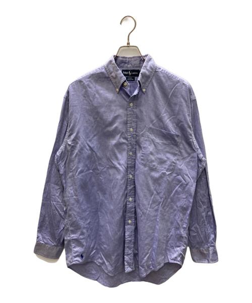 RALPH LAUREN（ラルフローレン）RALPH LAUREN (ラルフローレン) BLAKE ボタンダウンシャツ パープル サイズ:Mの古着・服飾アイテム