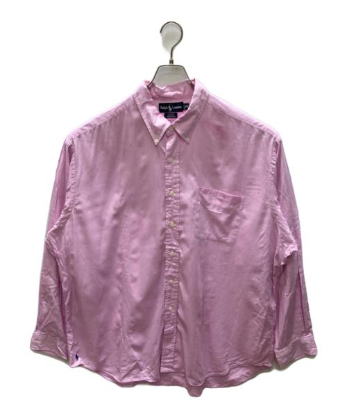 RALPH LAUREN（ラルフローレン）RALPH LAUREN (ラルフローレン) BLAKE ボタンダウンシャツ ピンク サイズ:XXLの古着・服飾アイテム