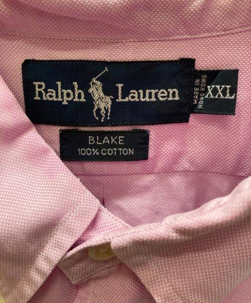 RALPH LAUREN（ラルフローレン）RALPH LAUREN (ラルフローレン) BLAKE ボタンダウンシャツ ピンク サイズ:XXLの古着・服飾アイテム