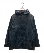 WOOLRICH WOOLEN MILLS×NEPENTHESウールリッチウーレンミルズ×ネペンテス）の古着「別注オイルドマウンテンジャケット」｜ブラック