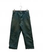 Carhartt WIPカーハート ワーク イン プログレス）の古着「SINGLE KNEE PANT」｜グリーン