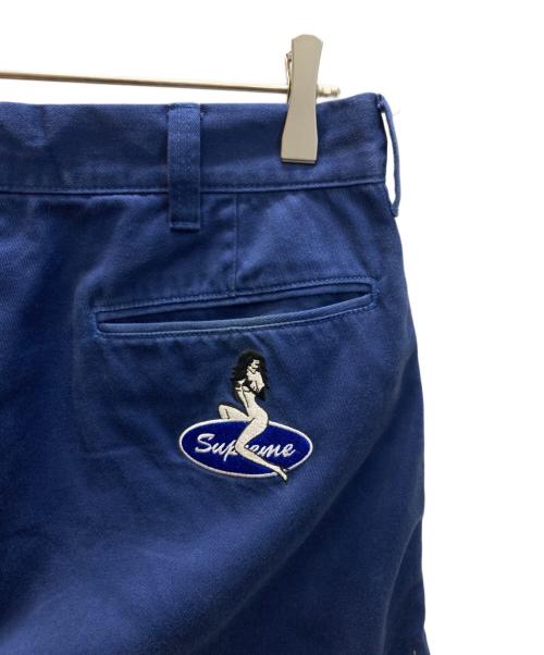 SUPREME（シュプリーム）SUPREME (シュプリーム) Pin Up Chino Pant ブルー サイズ:SIZE 30の古着・服飾アイテム