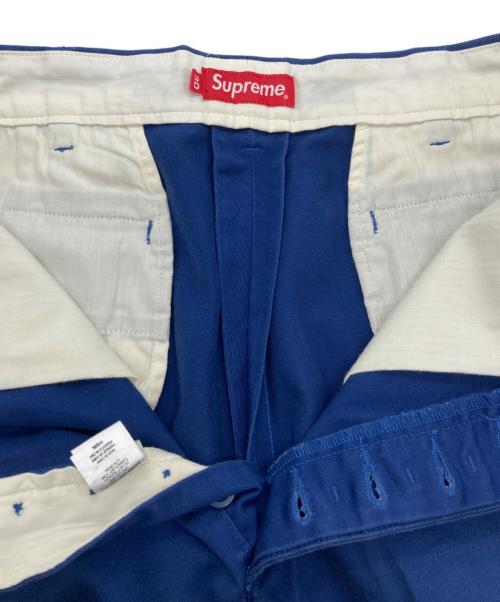 SUPREME（シュプリーム）SUPREME (シュプリーム) Pin Up Chino Pant ブルー サイズ:SIZE 30の古着・服飾アイテム