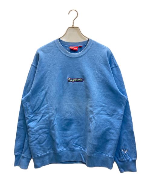 SUPREME（シュプリーム）SUPREME (シュプリーム) Gonz Logo Crewneck ブルー サイズ:SIZE Lの古着・服飾アイテム