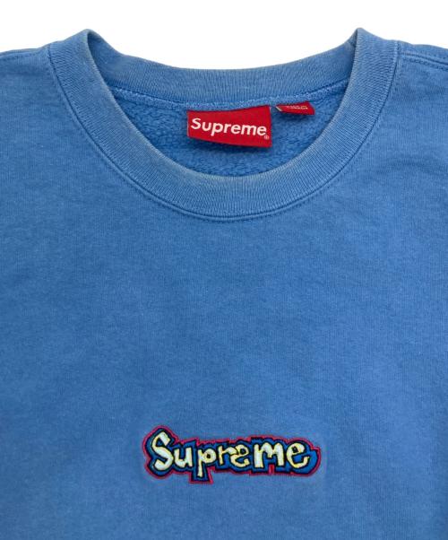 SUPREME（シュプリーム）SUPREME (シュプリーム) Gonz Logo Crewneck ブルー サイズ:SIZE Lの古着・服飾アイテム