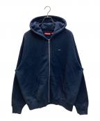 SUPREMEシュプリーム）の古着「Small Box Zip Up Hooded Sweatshirt」｜ネイビー