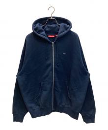 SUPREME（シュプリーム）の古着「Small Box Zip Up Hooded Sweatshirt」｜ネイビー