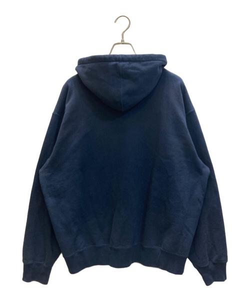 SUPREME（シュプリーム）SUPREME (シュプリーム) Small Box Zip Up Hooded Sweatshirt ネイビー サイズ:Lの古着・服飾アイテム