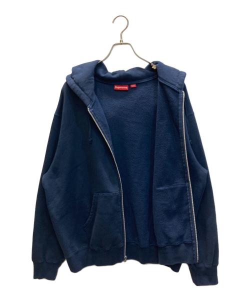 SUPREME（シュプリーム）SUPREME (シュプリーム) Small Box Zip Up Hooded Sweatshirt ネイビー サイズ:Lの古着・服飾アイテム