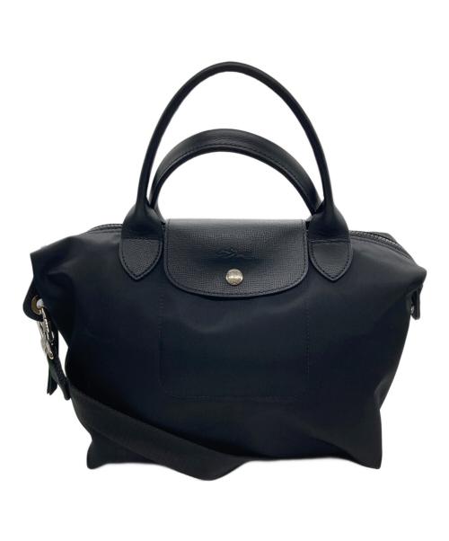 LONGCHAMP（ロンシャン）LONGCHAMP (ロンシャン) ル プリアージュ ネオ ハンドバッグ ブラックの古着・服飾アイテム