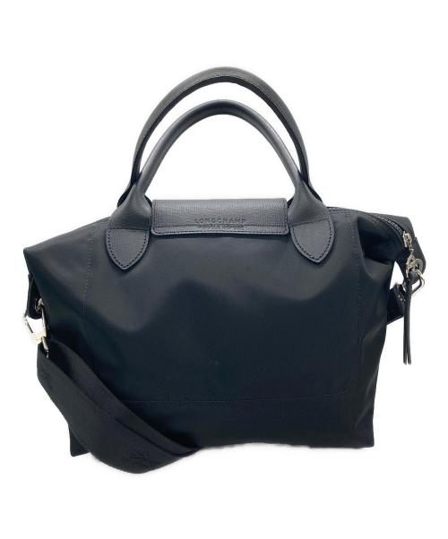 LONGCHAMP（ロンシャン）LONGCHAMP (ロンシャン) ル プリアージュ ネオ ハンドバッグ ブラックの古着・服飾アイテム